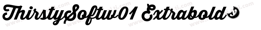 ThirstySoftw01 Extrabold字体转换